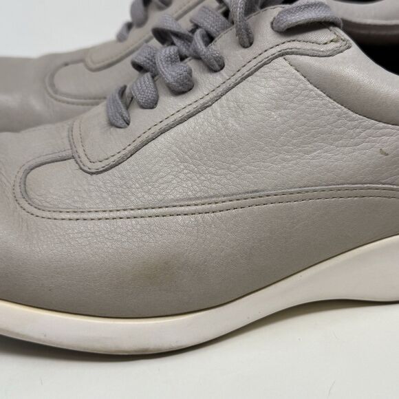 Cole Haan Air Conner Shoes Mens 11 M Gray Leather Casual Comfort Sneakers - Picture 6 of 16